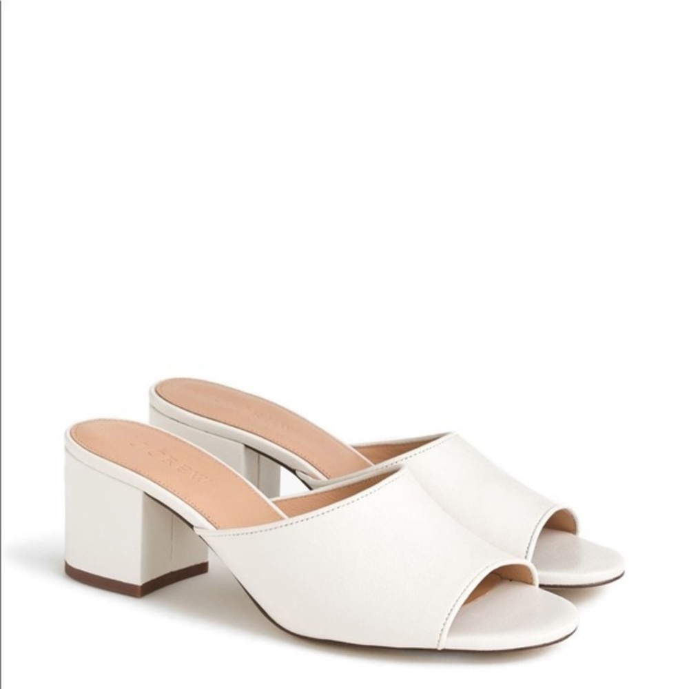J. Crew All Day Block Heel Mules